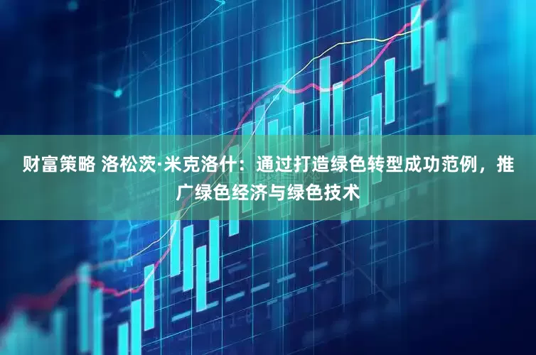 财富策略 洛松茨·米克洛什：通过打造绿色转型成功范例，推广绿色经济与绿色技术