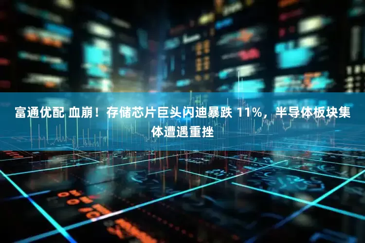 富通优配 血崩！存储芯片巨头闪迪暴跌 11%，半导体板块集体遭遇重挫