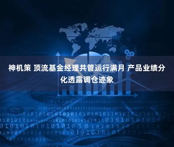 神机策 顶流基金经理共管运行满月 产品业绩分化透露调仓迹象